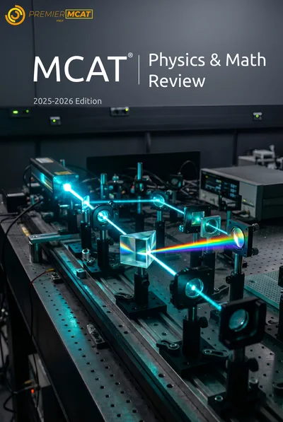MCAT Physics and Math book cover